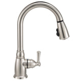 RV Kitchen Faucet Single Handle Pull Down Spray | Non-Metallic