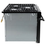 RV Oven 3-Burner Stove with Range 16" Tall