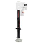 3,500 lb. Electric Trailer Jack with Drop Leg White