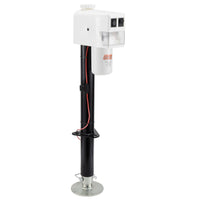 3,500 lb. Electric Trailer Jack with Drop Leg White