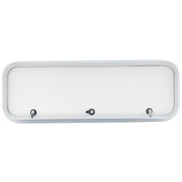 RV Baggage Door Round White 36" X 12"