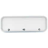 RV Baggage Door Round White 36" X 12"