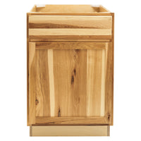 RV Waste Basket Base Cabinet 18”Wx34½”Hx24”D | Rustic Hickory