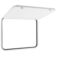 RV Baggage Door Round White 30" X 24"