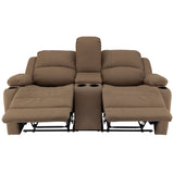 RV Wall Hugger Sofa 67" Manual Reclining Theater Seats