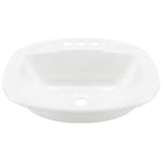 RV Sink Single Bowl 20" Long x 16" | White