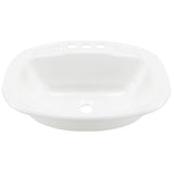 RV Sink Single Bowl 20" Long x 16" | White