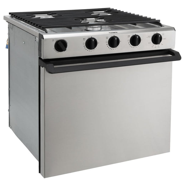 RV Oven 3-Burner Stove Stainless Steel with Range 21" Tall