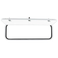 RV Baggage Door Round White 36" X 12"