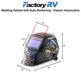 Welding Helmet with Auto Darkening  "Classic Automotive"