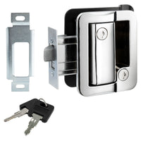 RV Paddle Entry Door Lock Latch Deadbolt Chrome