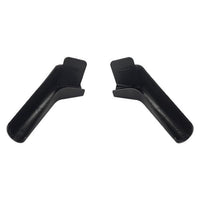 RV Rain Gutter Extensions - Black 2 pack