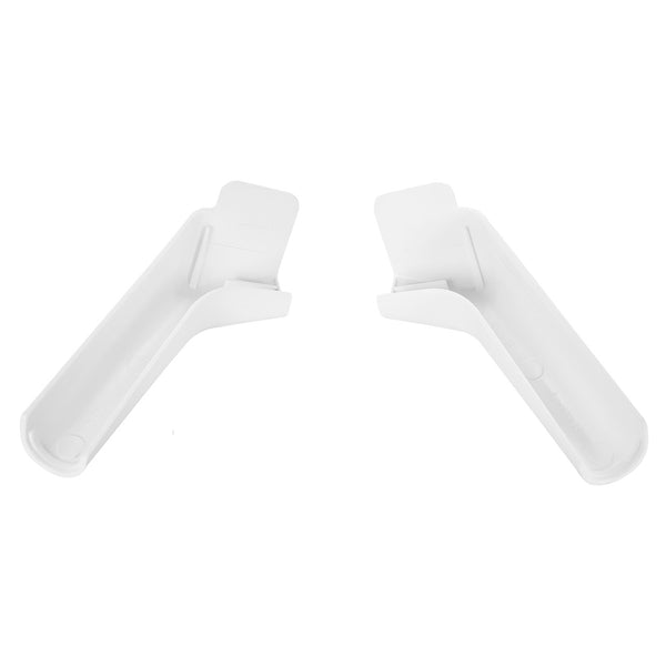 RV Rain Gutter Extensions - White 2 pack