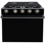 RV Oven 3-Burner Stove with Range 17" Tall