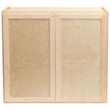 RV Wall Cabinet | 36"Wx30"Hx12"D Raw Maple