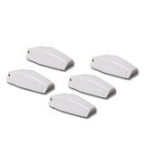 RV Rounded Baggage Door Catch Compartment Clip Latch White