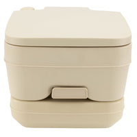 RV Portable Toilet 2 ½ Gallon | Tan