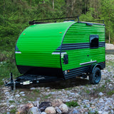 RV Aluminum Mesa Siding 8" x 72" | Pearl Cat Green