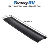 RV 1" Vinyl Trim Insert | Black or White