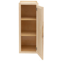 RV Wall Cabinet | 15"Wx30"Hx12"D Raw Maple