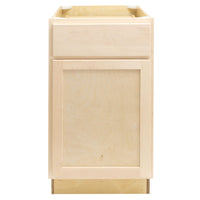 RV Waste Basket Base Cabinet 18"Wx34½"Hx24"D | Raw Maple