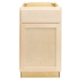 Camper Comfort (Ready-to-Assemble) Raw Maple 18"Wx34.5"Hx24"D Waste Basket Base Cabinet