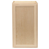 Camper Comfort (Ready-to-Assemble) Raw Maple 24"Wx30"Hx12"D Wall Cabinet