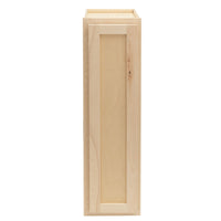 RV Wall Cabinet | 9"W x 30"H x 12"D Raw Maple