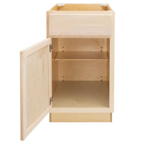 Camper Comfort (Ready-to-Assemble) Raw Maple 18"Wx34.5"Hx24"D Base Cabinet