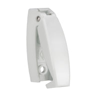 RV Rounded Baggage Door Catch Compartment Clip Latch White