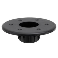 RV Pedestal Table Base Flush Mount Black