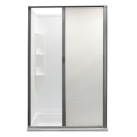 RV Retractable Rolling Shower Door