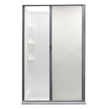 RV Retractable Rolling Shower Door