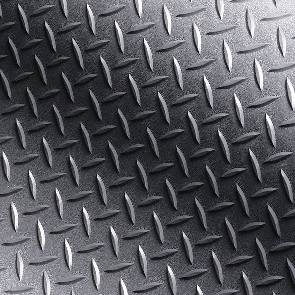 Tough Grade 8' 6" Wide Grey Diamond Pattern RV Flooring