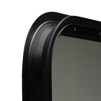 ToughGrade Fixed Black RV Window 12 X 35 X 1-1/2 with Trim Ring