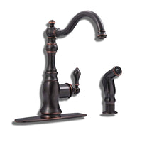 RV Kitchen Faucet with Side Spray | Oil Rubbed Bronze