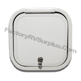 13"Wide X  13"High | White RV Baggage Door | FactoryRVSurplus.com