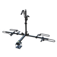 Platform Folding 2 Bike Carrier with Bumper Mount Hitch BC-202BA