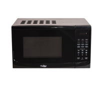 High Pointe EM925AWW-B RV Black Microwave Oven With Turn Table
