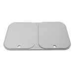 RV Sink Cover Double | Polyboard | White