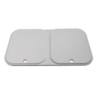 RV Sink Cover Double | Polyboard | White