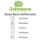 Johnsons's Distribution Russian Birch Craft Wood