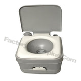 Portable Toilet Grey# 2401 Camping Accessories | FactoryRVSurplus.com