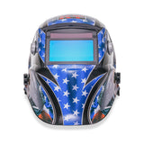 KT Industries 'Patriotic" Auto Darkening Welding Helmet (4-1073 Gen-II )