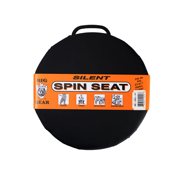 Big Bear Black Silent Spin Seat, Bucket Seat