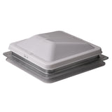 Heng's 71112A-C RV 12V Powered 14" Roof Vent with White Wedge Style Lid