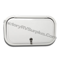 18"Wide X 10"High | Round RV Baggage Door | FactoryRvSurplus.com