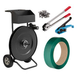 ToughGrade Banding Kit - Complete Packaging Solution | Banding Cart | Banding Tensioner | 5/8" Seal Crimper | 5/8" Serrated Seals