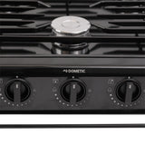 Dometic Atwood 50301 RV Kitchen 3-Burner Cooktop - Black - Piezo Ignition