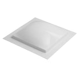 ToughGrade RV/Camper Dome Skylights - Acrylic Replacement Skylights | 14x14 Outer Dome White